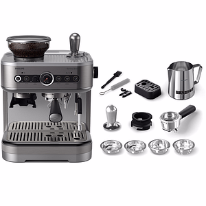 Espressor semi-automat PHILIPS Barista Brew PSA3218/01, 2.3l, 1350W, 15 bar, argintiu