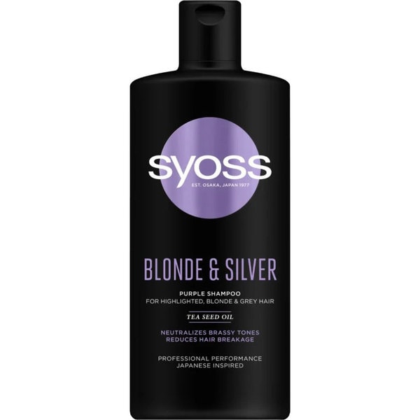 Sampon SYOSS Blonde&Silver, 440ml