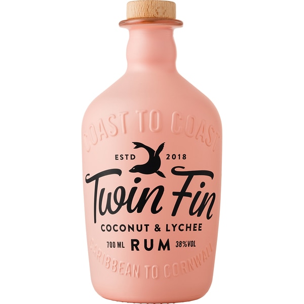 Rom Twin Fin Coconut & Lychee, 0.7L