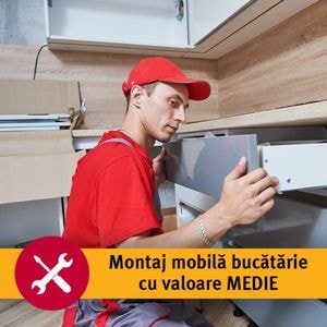 Asamblare bucatarie cu valoare cuprinsa intre 5.000 si 15.000 lei