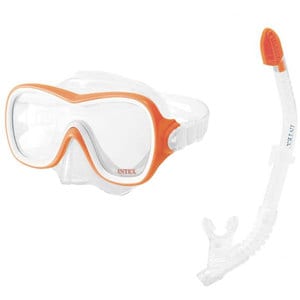 Set snorkeling INTEX Wave Rider 55647, portocaliu