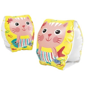 Aripioare inot INTEX Happy Kitten 56665EE, 20 x 15 cm, multicolor