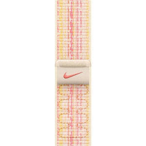 Bratara pentru APPLE Watch 45mm Nike Starlight/Pink Nike Sport Loop, MUJY3ZM/A