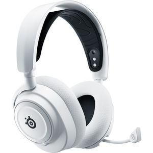 Casti Gaming Wireless STEELSERIES Arctis Nova 7X, surround, multiplatforma, 3.5 mm, alb