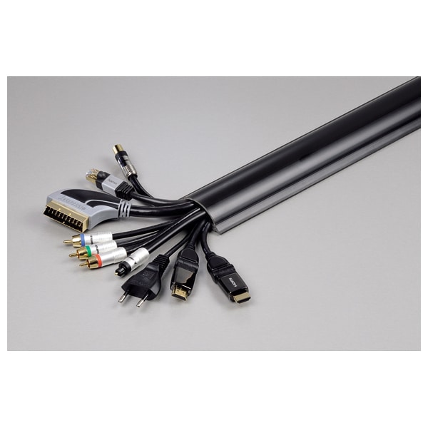Suport acoperire cabluri HAMA 83159, 100cm, negru