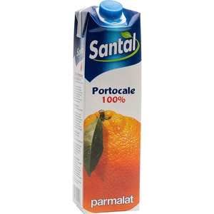 Bautura racoritoare necarbogazoasa SANTAL Juice Portocale bax 1L x 12 cutii
