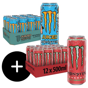 Bautura energizanta MONSTER Mango bax 0.5L x 12 doze