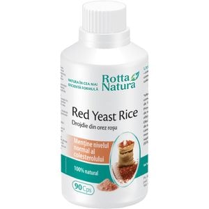 Supliment alimentar Red Yeast Rice, 90 capsule, ROTTA NATURA