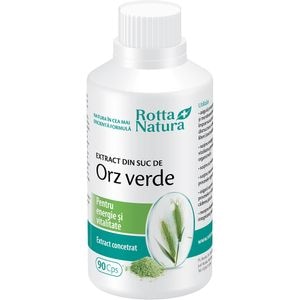 Supliment alimentar Extract Suc Orz Verde, 90 capsule, ROTTA NATURA