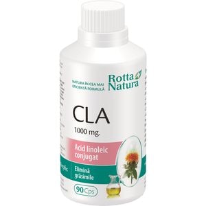 Supliment alimentar CLA-Tonalin 1000mg, 90 capsule, ROTTA NATURA