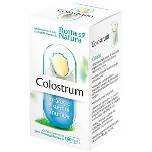 Supliment alimentar Colostrum, 60 capsule, ROTTA NATURA