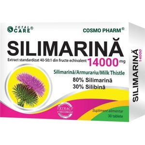 Supliment alimentar Silimarina 14000 mg, 30 tablete, COSMO PHARM