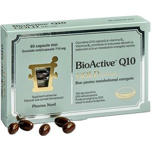 Supliment alimentar Bio Active Q10 Gold 100 mg, 60 capsule moi, PHARMA NORD