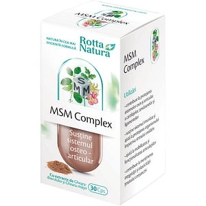 Supliment alimentar MSM Complex, 30 capsule, ROTTA NATURA