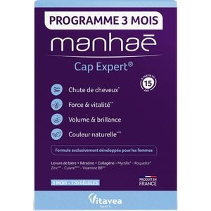Supliment Cap Expert anti-caderea si fortifierea parului Manhae, 120 capsule, VITAVEA
