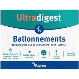 Supliment alimentar Probiotic Ballonnements Ultradigest, 30 capsule vegetale, VITAVEA