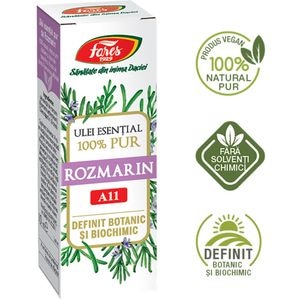Ulei esential 100% pur Rozmarin A11, 10 ml, FARES