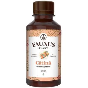 Sirop Catina cu miere si propolis, 200 ml, FAUNUS PLANT