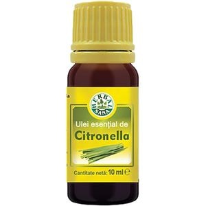 Ulei esential de Citronella, 10 ml, HERBAVIT