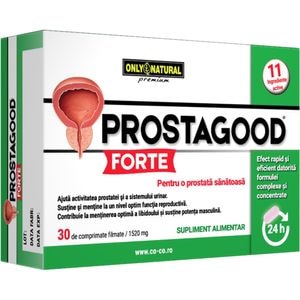 Supliment alimentar Prostagood Forte, 30 comprimate filmate, ONLY NATURAL