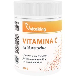 Supliment Vitamina C cristalizata pudra, 150 g, VITAKING