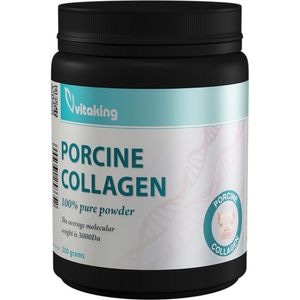 Supliment alimentar Peptide de Colagen din Porc 100% natural, 300 g pudra, VITAKING