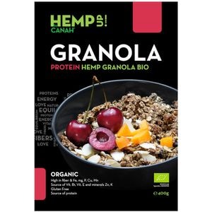 Granola Protein cu canepa ECO, 400 g, CANAH