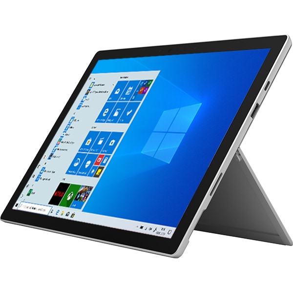 Laptop 2 in 1 MICROSOFT Surface Pro 7, Intel Core i5-1035G4 pana la 3.7GHz, 12.3" Touch, 8GB, SSD 256GB, Intel Iris Plus Graphics, Windows 10 Home, Platinum