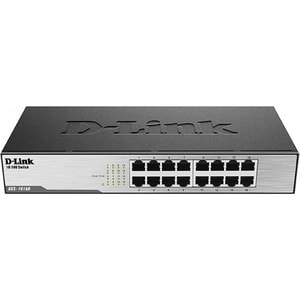 Switch D-LINK DES-1016D, 16 porturi Fast Ethernet, negru