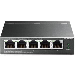 Switch TP-LINK TL-SF1005LP, 5 porturi RJ45 10/100 Mbps, negru