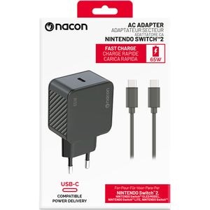 Incarcator NACON pentru Nintendo Switch 2, negru