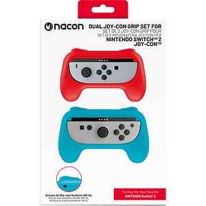 Husa protectie NACON pentru Nintendo Switch 2 Joy-Con, albastru-rosu