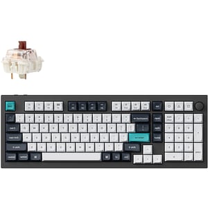 Tastatura Gaming Wireless mecanica KEYCHRON Q5 MAX Q5M-M3, Bluetooth, USB, Layout US, negru
