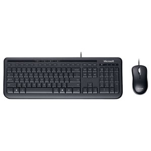 Kit tastatura si mouse cu fir MICROSOFT Desktop 600, USB, Layout US, negru
