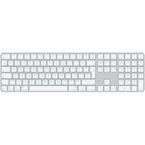 Tastatura Wireless APPLE Magic Keyboard cu Touch ID (2024), USB, Bluetooth, Layout INT English, alb