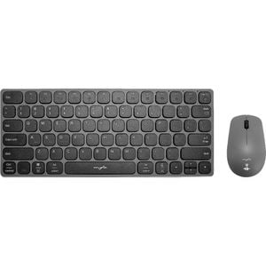 Kit tastatura si mouse Wireless MYRIA Echipei Nationale de Fotbal MY8542GYFRF, USB, negru