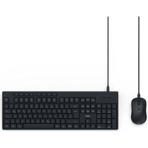 Kit tastatura si mouse HAMA CKM-200, USB, Layout RO, negru
