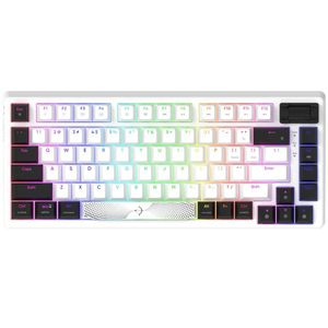 Tastatura Gaming Mecanica AQIRYS Adara Mini, USB, Layout US, alb