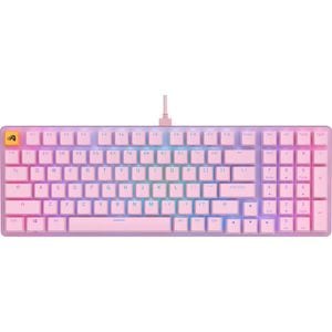 Tastatura Gaming mecanica GLORIOUS GMMK 2 96%, USB, Layout US, Pink