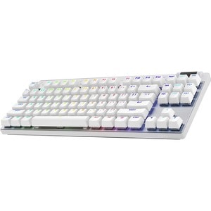 Tastatura Gaming Wireless mecanica LOGITECH G PRO X TKL TACTILE LIGHTSPEED Wireless, Layout US INT, White