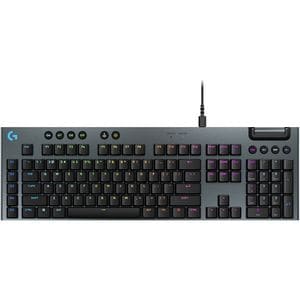 Tastatura Gaming Mecanica LOGITECH G915 X Corded, USB, Layout US INT, negru