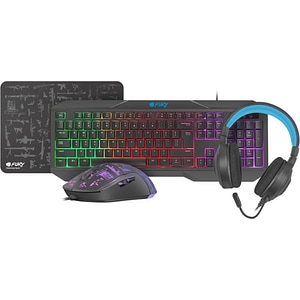 Kit Gaming 4 in1 FURY Thunderstreak 3.0, USB, Layout US, negru