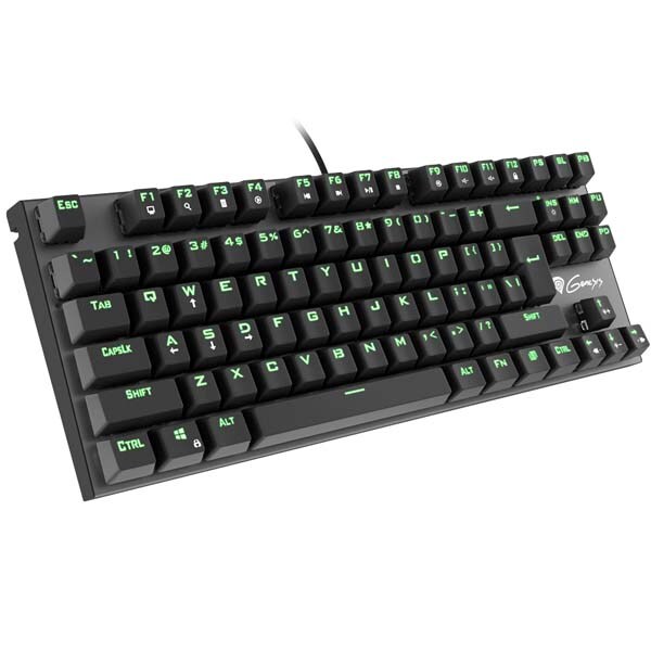 Tastatura Gaming mecanica NATEC Genesis Thor 300 TKL, Outemu Blue Switch, USB, Layout INT, negru