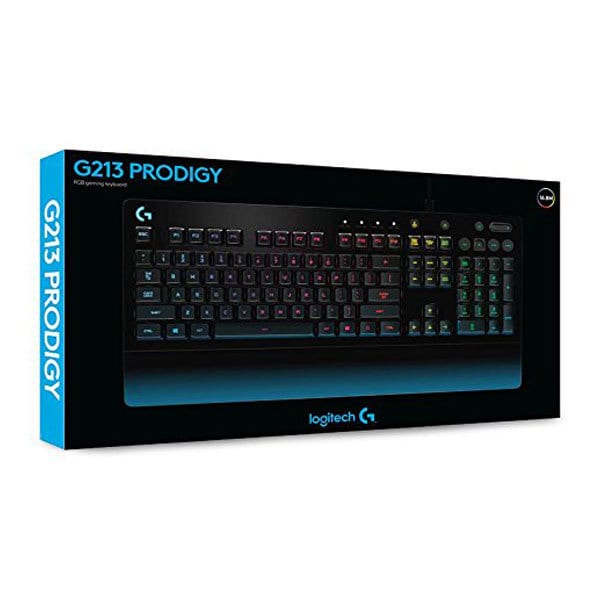 Tastatura Gaming LOGITECH Prodigy G213, USB, Layout US INT, negru