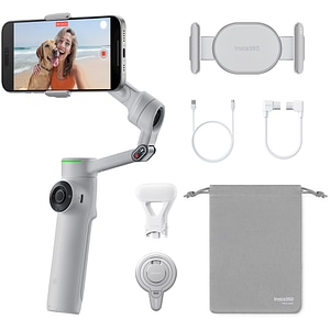 Stabilizator imagine Gimbal INSTA360 Flow 2 Pro Creator Kit, Bluetooth, 3 axe, 1100mAh, gri