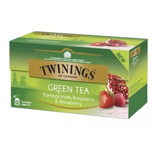 Ceai verde TWININGS Rodie, Zmeura&Capsuni, 37.5g, 25 buc