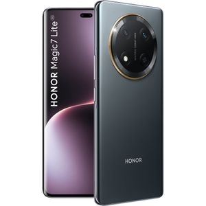 Telefon HONOR Magic 7 Lite, 256GB, 8GB RAM, Dual SIM, Titanium Black