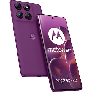 Telefon MOTOROLA Edge 60 Pro 5G, 512GB, 12GB RAM, Dual SIM, Sparkling Grape