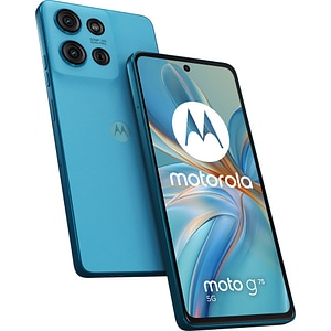 Telefon MOTOROLA Moto G75 5G, 256GB, 8GB RAM, Dual SIM, Aqua Blue
