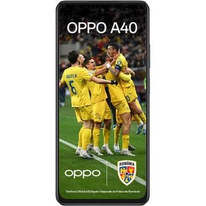 Telefon OPPO A40, 128GB, 4GB RAM, Dual SIM, Sparkle Black